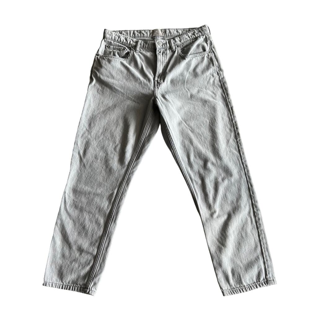 Everlane Light Gray High Rise Slouch Cropped‎ The Summer Jean 29 waist